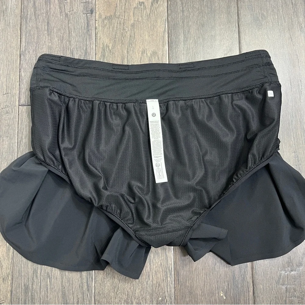 Lululemon NWOT Fast and Free High-Rise Classic-Fit Split Short 3" Black - Picture 5 of 8